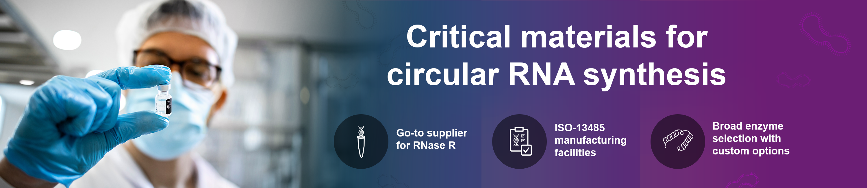 RNase R and other enzymes for circular mRNA synthesis