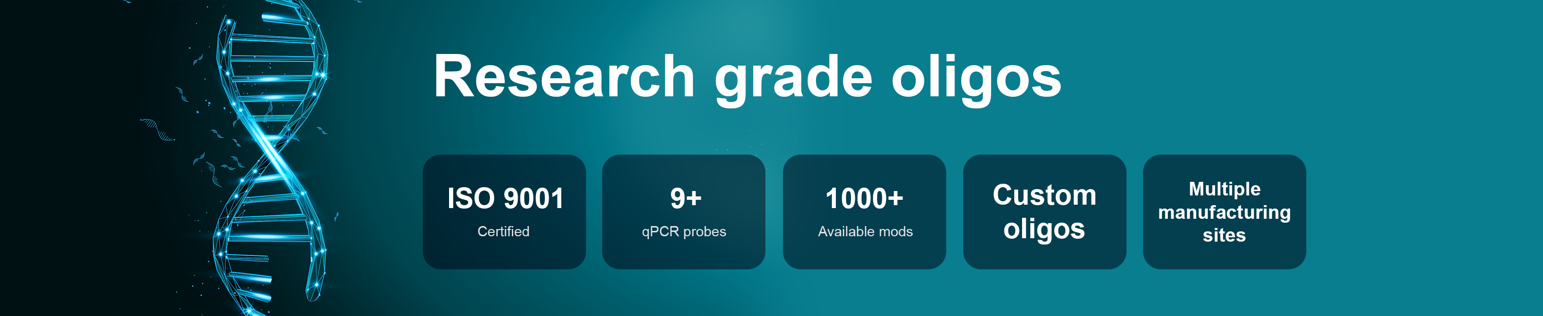 research grade oligos ISO 9001