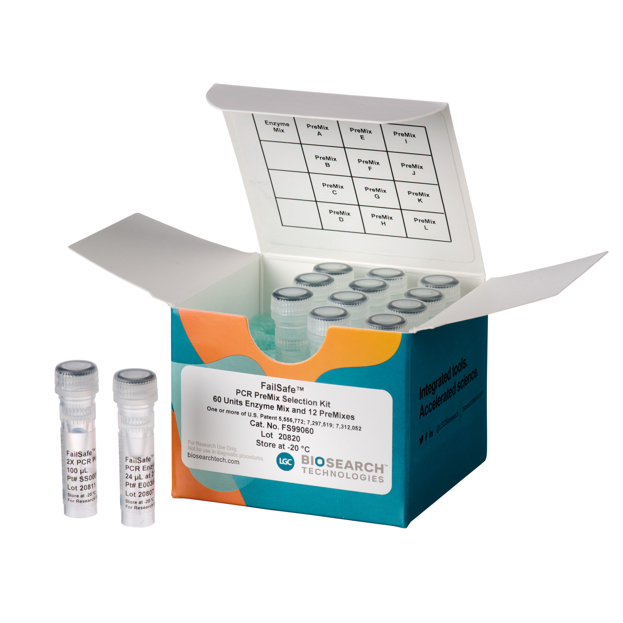 Contents of FailSafe PCR PreMix Selection Kit