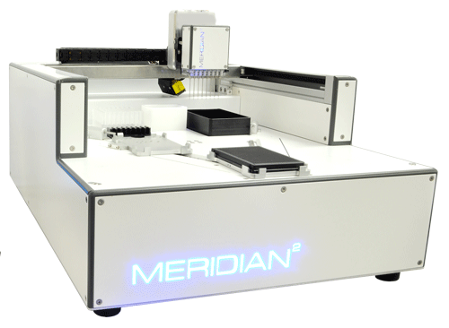 Meridian 2 for ultrafast assay mixing and dispensing